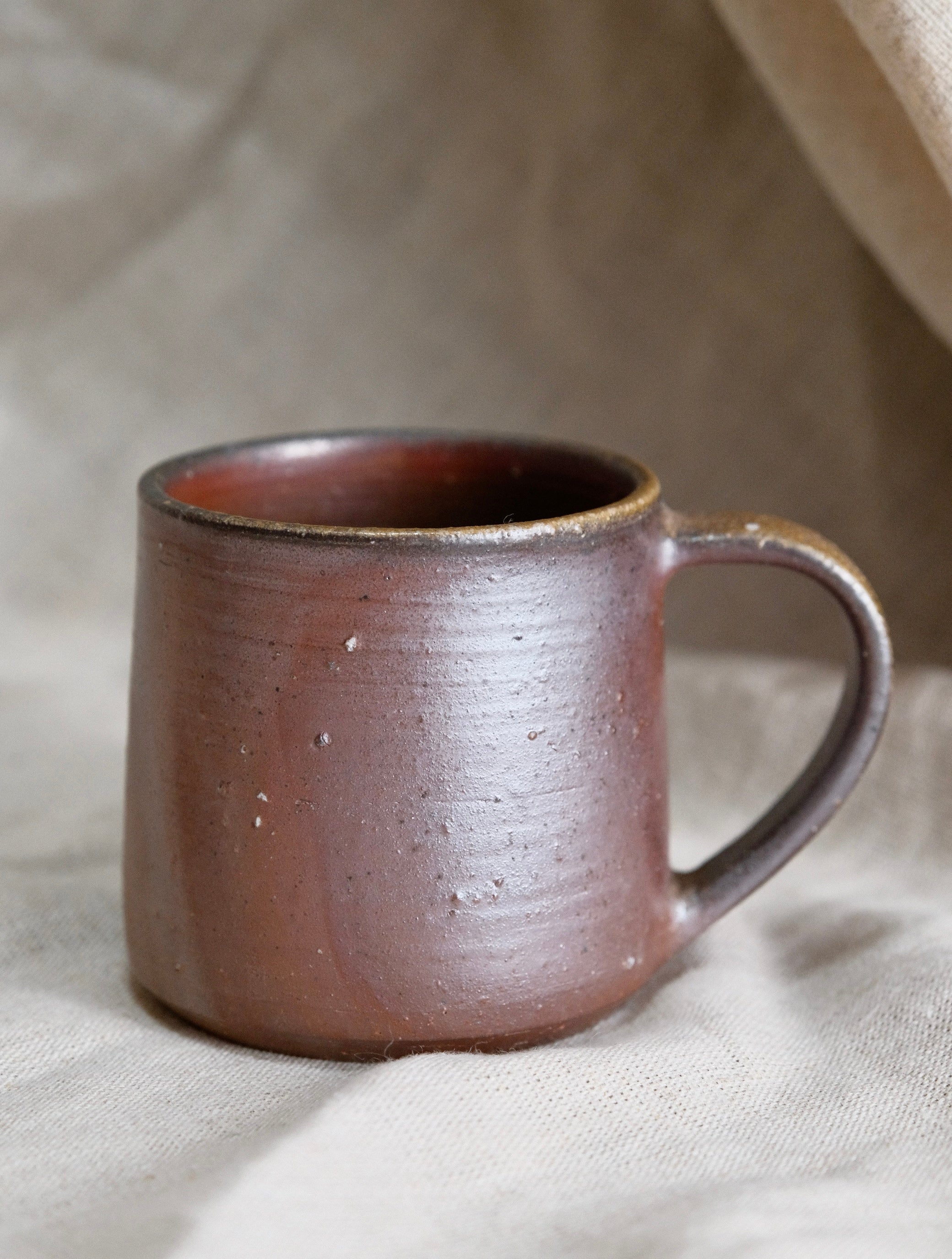 Bizen Yaki Handmede ceramic Mug Cup - Image 2