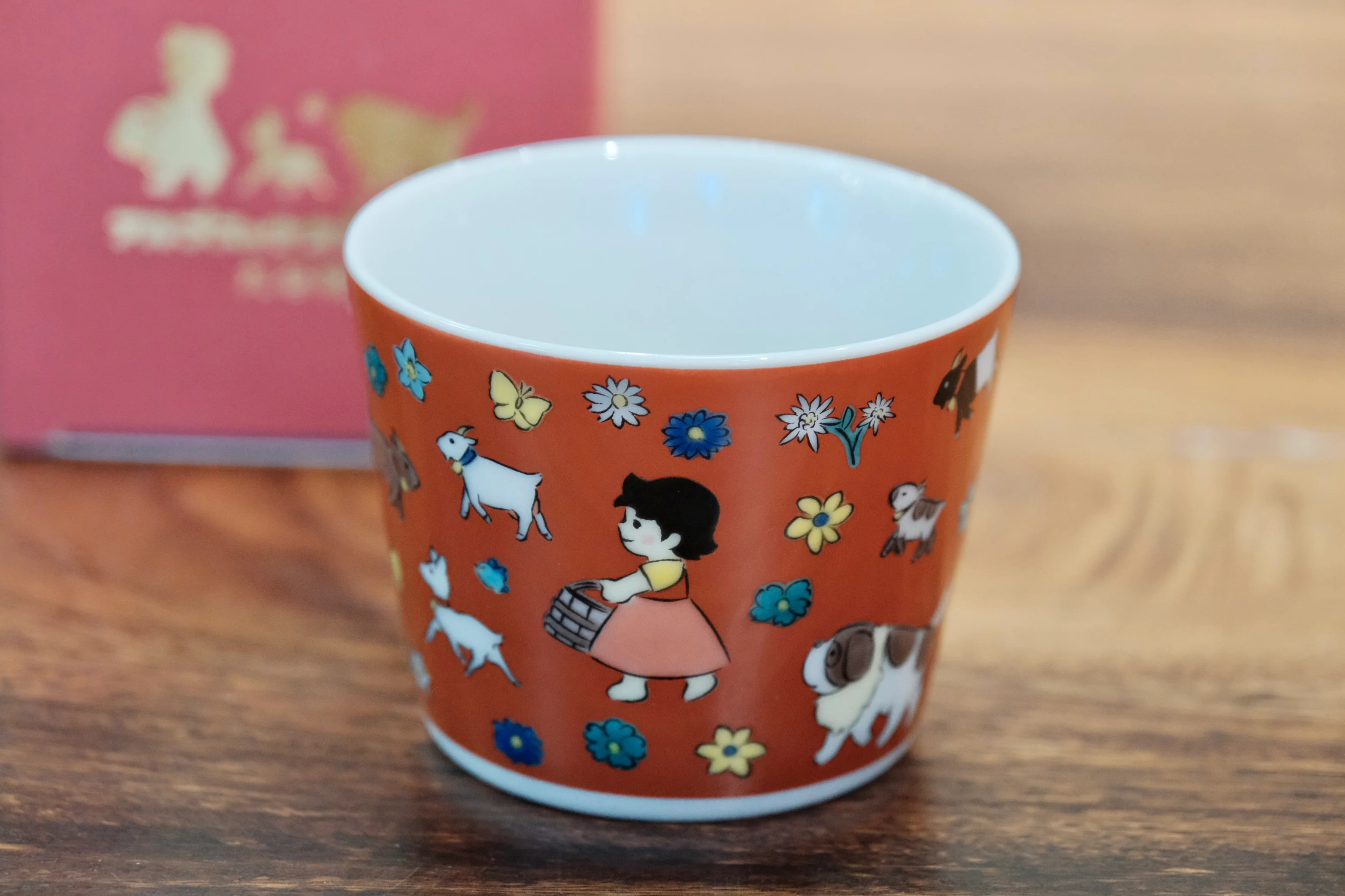 Japan Kutani Yaki Kaneshotouki Heidi and Yuki,Girl of the Alps goods,Soba Choko Cup - Image 11