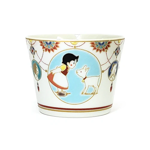 Japan Kutani Yaki Kaneshotouki Heidi and Yuki,Girl of the Alps goods,Soba Choko Cup - Image 12