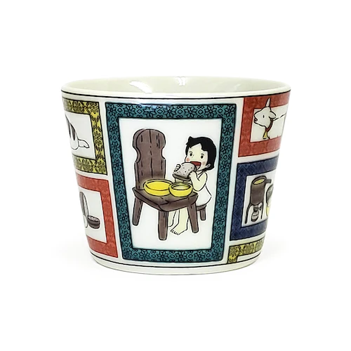Japan Kutani Yaki Kaneshotouki Heidi and Yuki,Girl of the Alps goods,Soba Choko Cup - Image 17