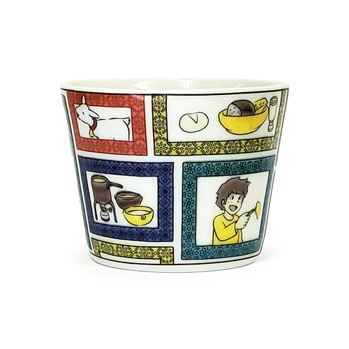Japan Kutani Yaki Kaneshotouki Heidi and Yuki,Girl of the Alps goods,Soba Choko Cup - Image 18