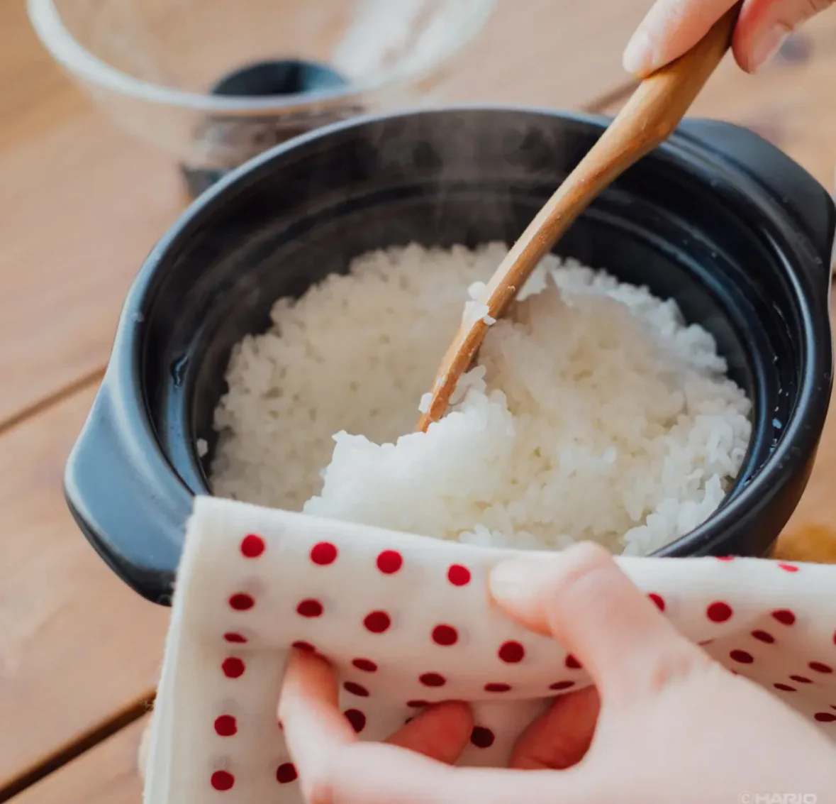 Hario Rice Pot Gohangama Ceramic Rice Cooker - Image 10