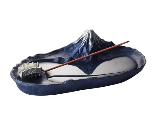 Japan Gina-Do Ikebana Aluminum Mt FUJI Incense Stand(Gift Box) - Image 3