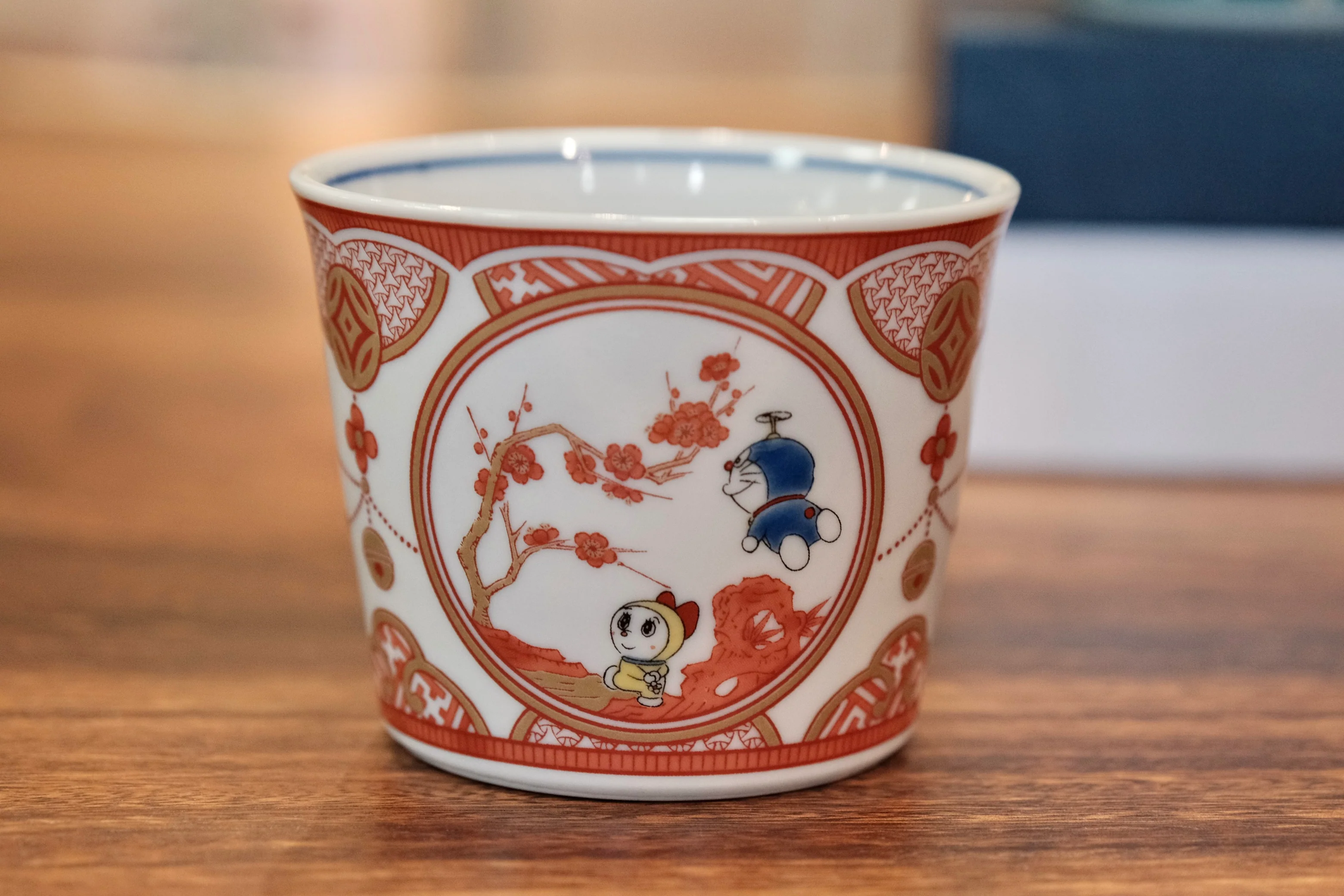 Japan Kutani Yaki Kaneshotouki Doraemon Soba Choko Cup - Image 14