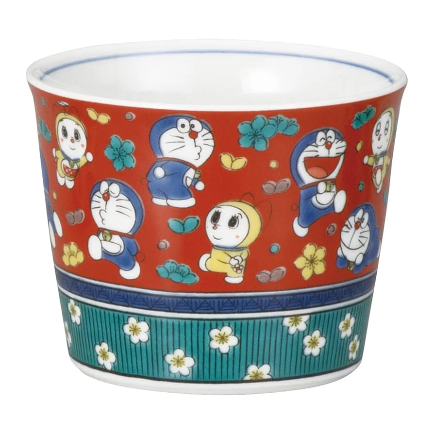 Japan Kutani Yaki Kaneshotouki Doraemon Soba Choko Cup - Image 7