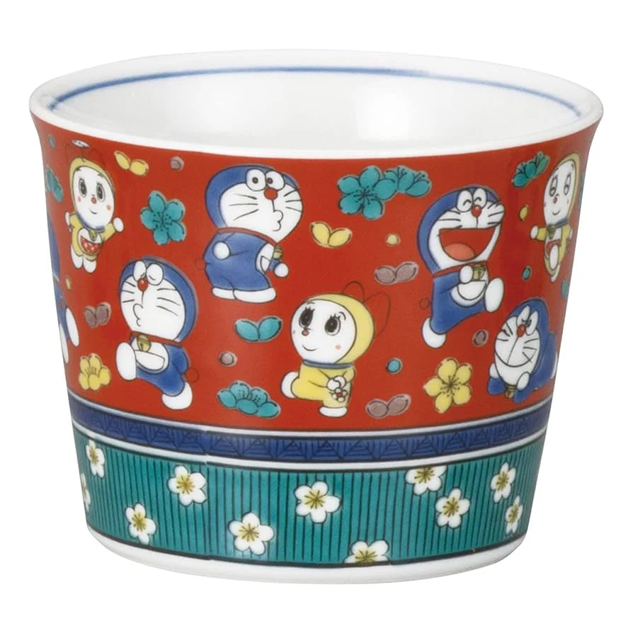 Japan Kutani Yaki Kaneshotouki Doraemon Soba Choko Cup - Image 8