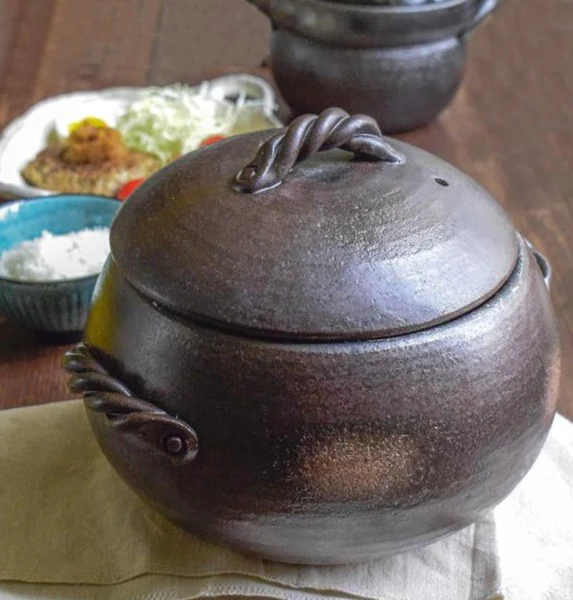 Japan Made Banko Ware 5 Cups RicePot/Donabe - Image 7