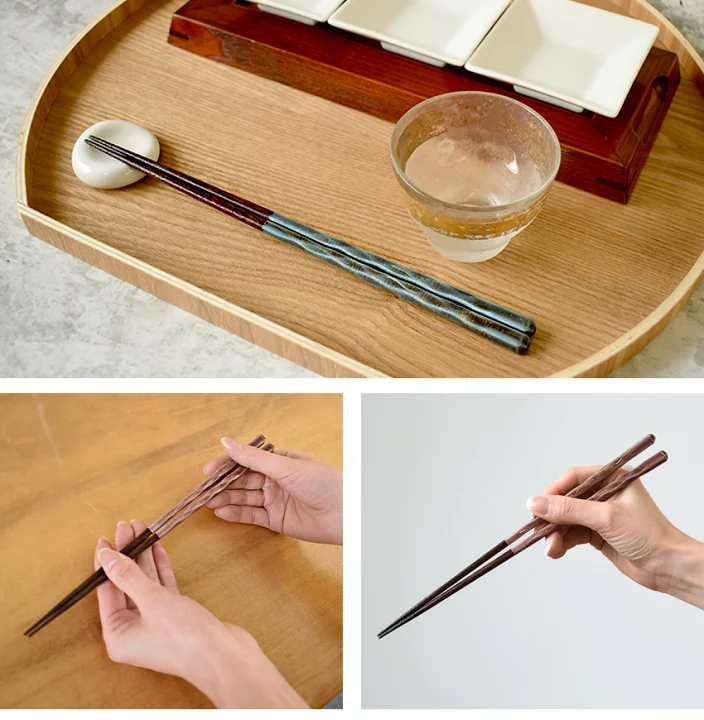 Japan Made Mingei Chopsticks Kasane, Single Pair (23cm) - Image 5