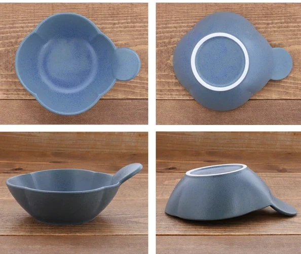 Mino yaki Ceramic Side Dish Bowl with handle - Image 10