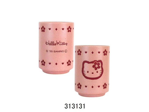 Japan Made sanrio Yunomi Tea cup 280ml -Flowers - Image 6