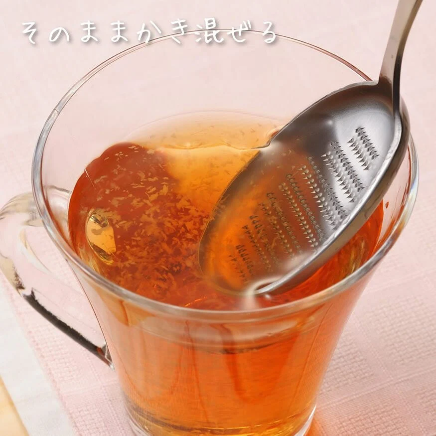 Japan Made Stainless steel Condiment Grater Spoon - Image 3