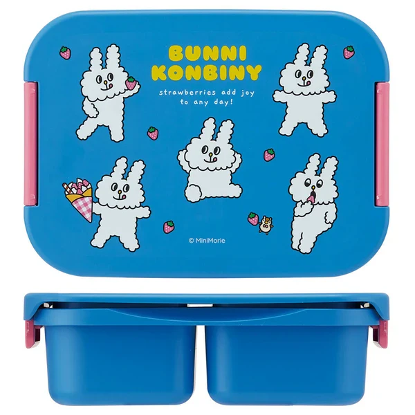 Japan SKATER Antibacterial Bento Box- Bunny Convenience Store 900ml