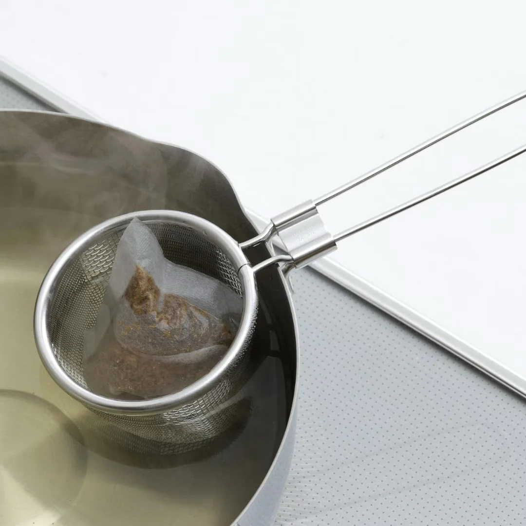 Japan Tsubame Shimomura Stainless small boil strainer - Image 3