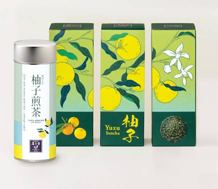Jugetsudo Tokyo 1854- Yuzu Sencha Loose Leaf 50 g Tin And Box - Image 2