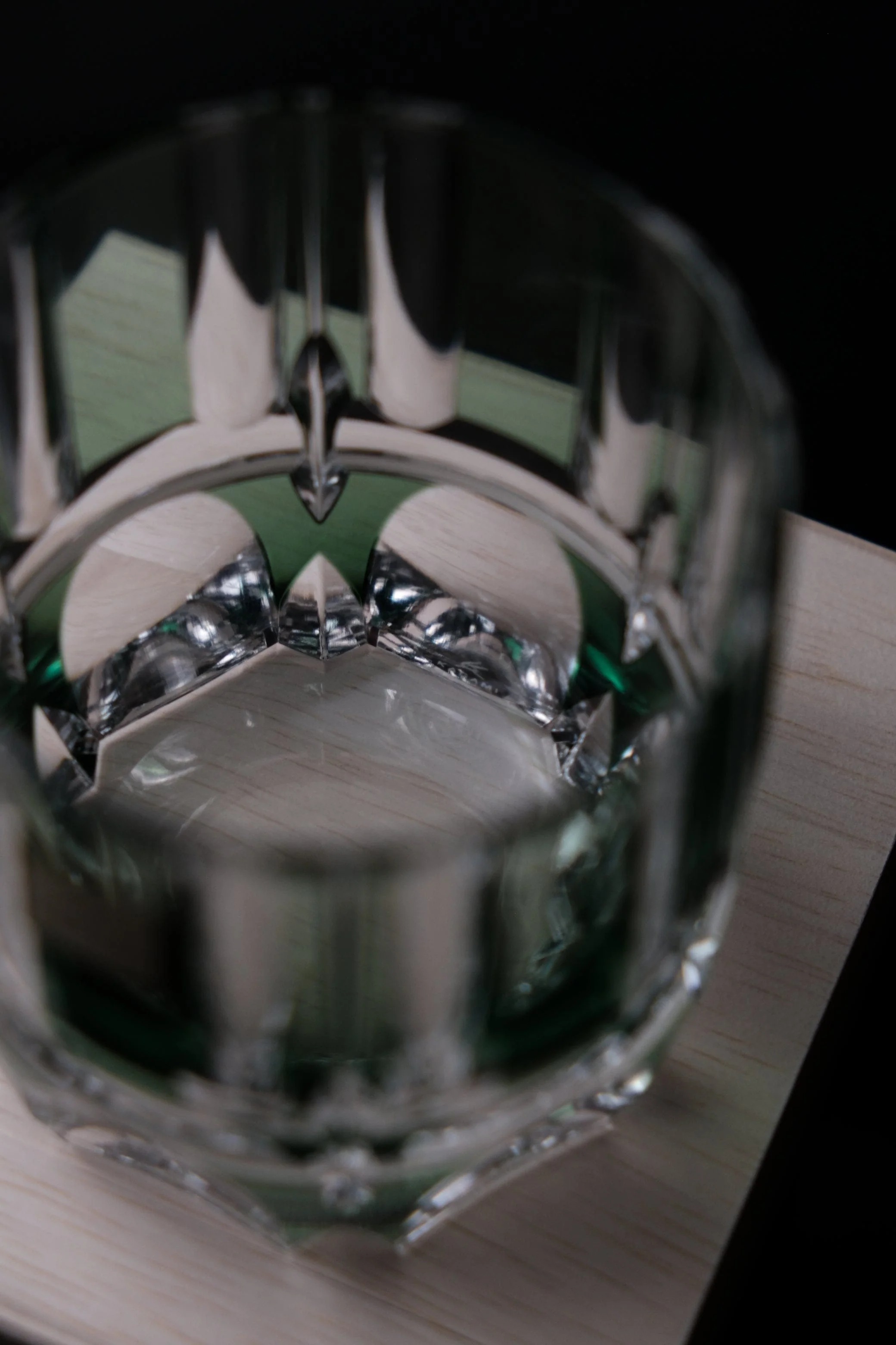 | KAGAMI CRYSTAL|[ROCKS GLASS] Whiskey Glass "Bamboo" Crystal Glass (Wooden Box) - Image 3