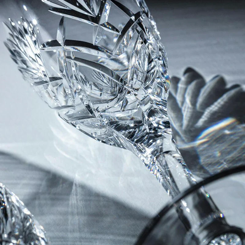 [KAGAMI CRYSTAL GLASS] Pair Of Champagne Glasses 'BONARU' | CRYSTAL GLASS | - Image 3