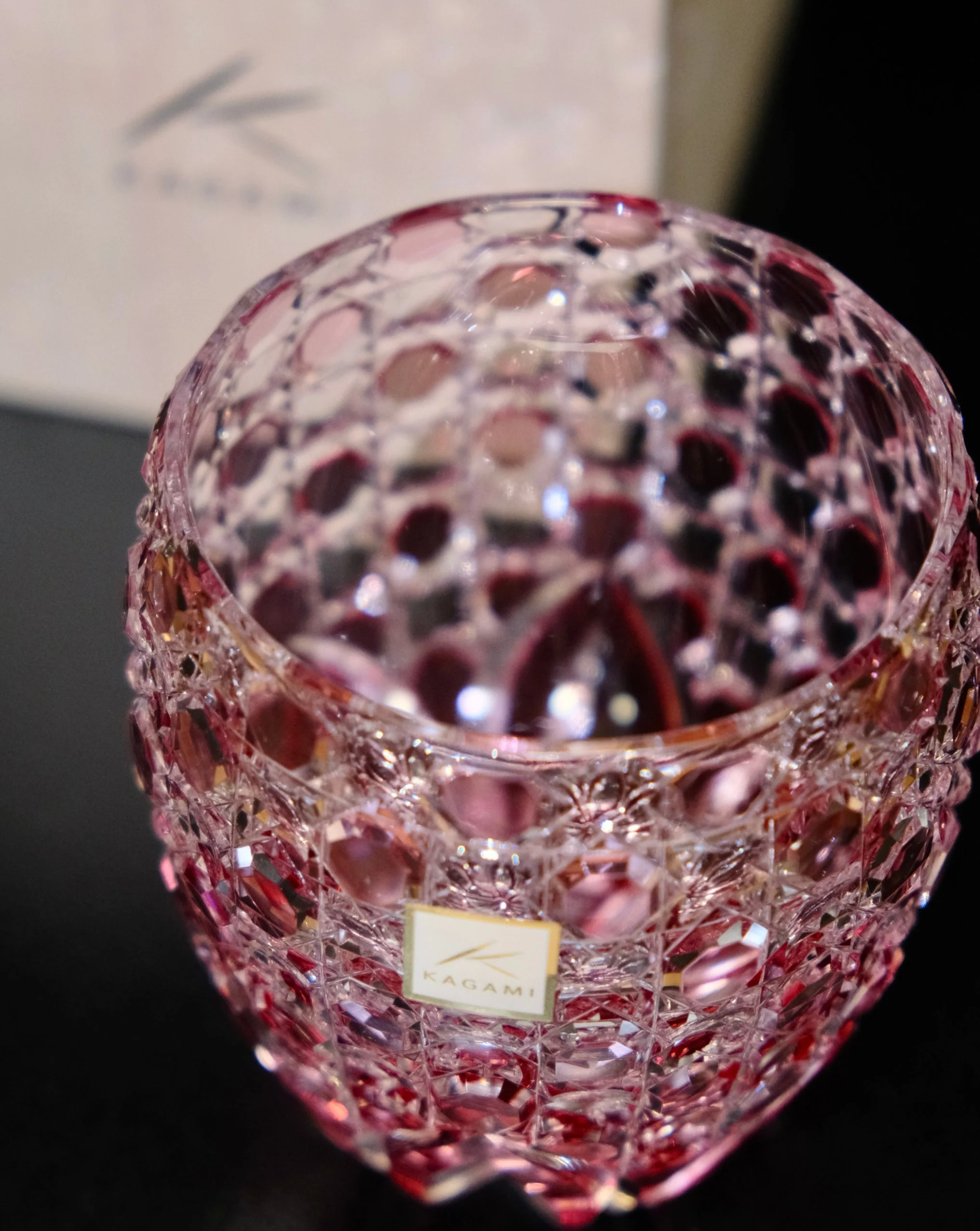 [KAGAMI CRYSTAL] Whiskey Glass SAIKA By JUNICHI NABETANI Master Of Traditional Crafts Edo Kiriko - Image 4