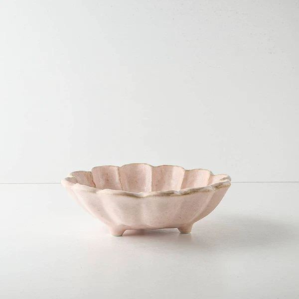 KANEKO KOHYO Rinka Flower 16.5cm/6inch Rinka Dish Bowl (pink)