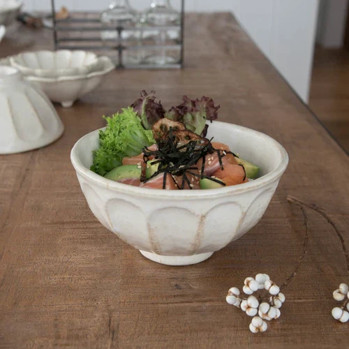 KANEKO KOHYO Rinka Flower Large Bowl (16.5cm/6inch) - Image 3