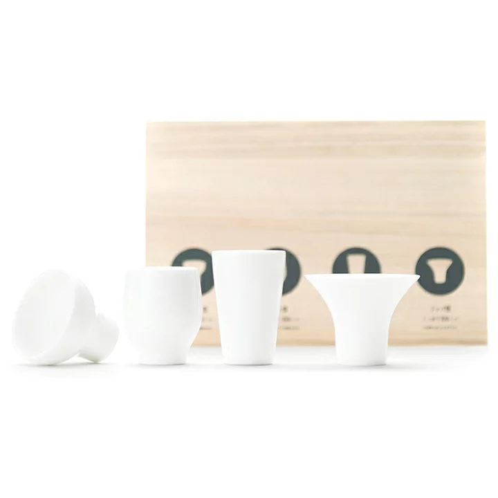 KANEKO KOHYO 1 sake vessel, 4 small cups Sake Set - Image 3