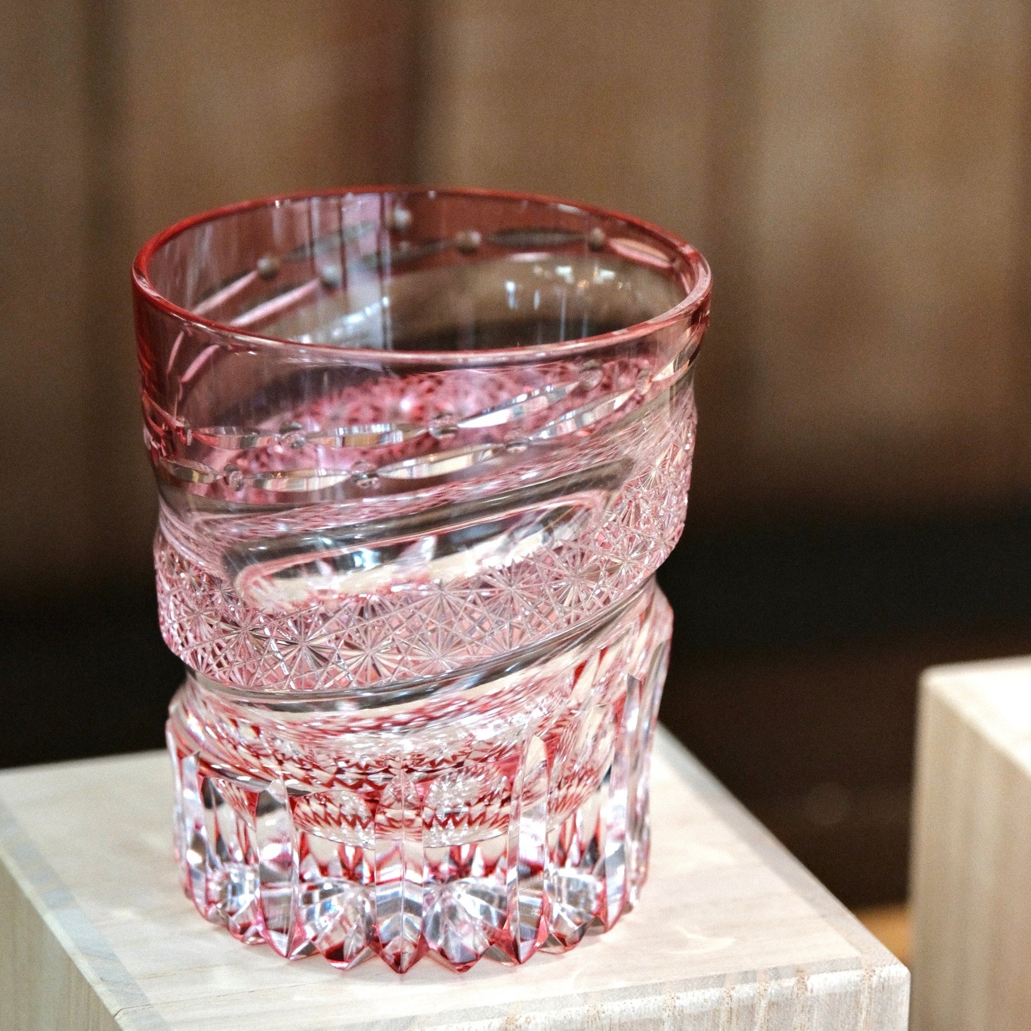 [Limited Edition] Edo Kiriko Ripple Crystal Whiskey Glass by SATOSHI NABETANI MASTER OF TRADITIONAL CRAFTS - Image 5