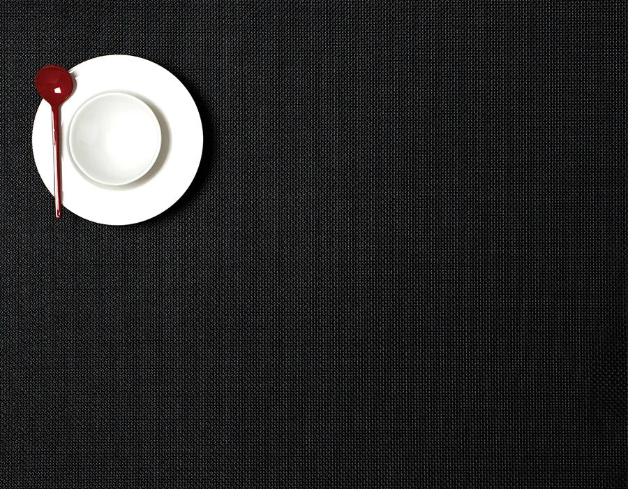 Chilewich Mini BW Rectangular Placemat Linen - Image 5