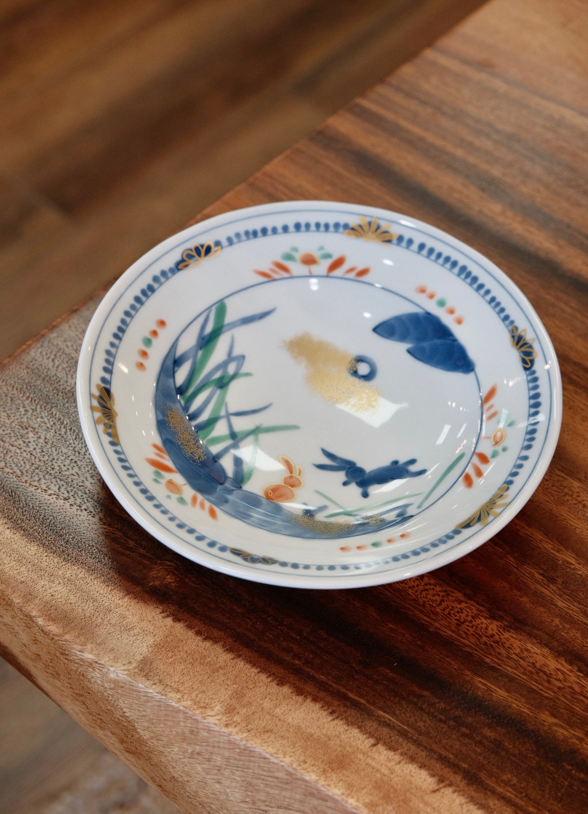 Mino Yaki Fuku Deep Plate/19.5cm - Image 4