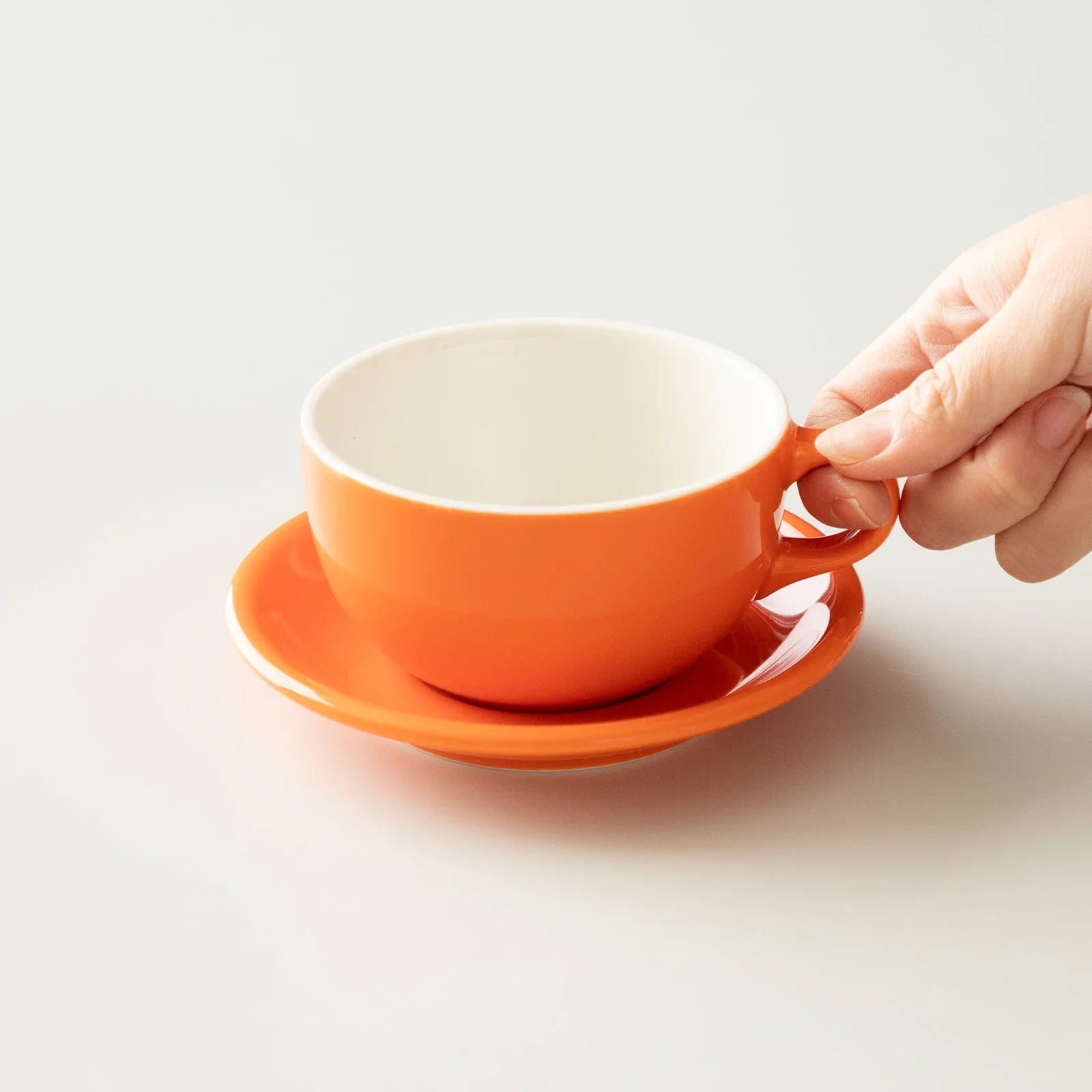 ORIGAMI 8oz Latte Bowl and Saucer Set - Image 12
