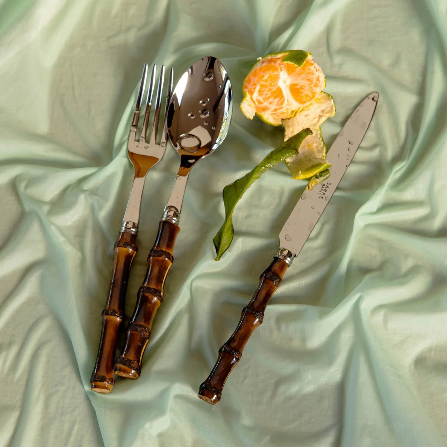 Sabre Paris Panda 5-piece Place Setting (Dark Bamboo) - Image 4