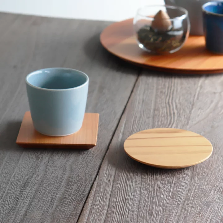 Saliu Yama Sakura Wooden Coaster (Two Shape) - Image 8