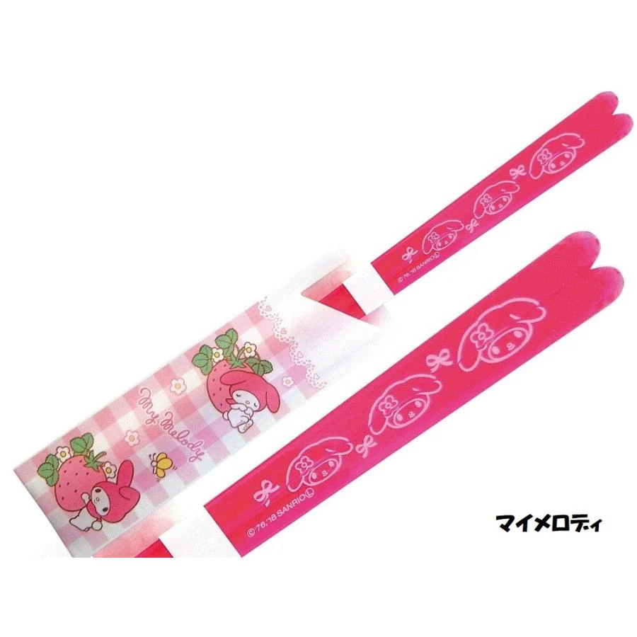 Japan Made Sanrio Characters Clear Chopsticks - Image 7