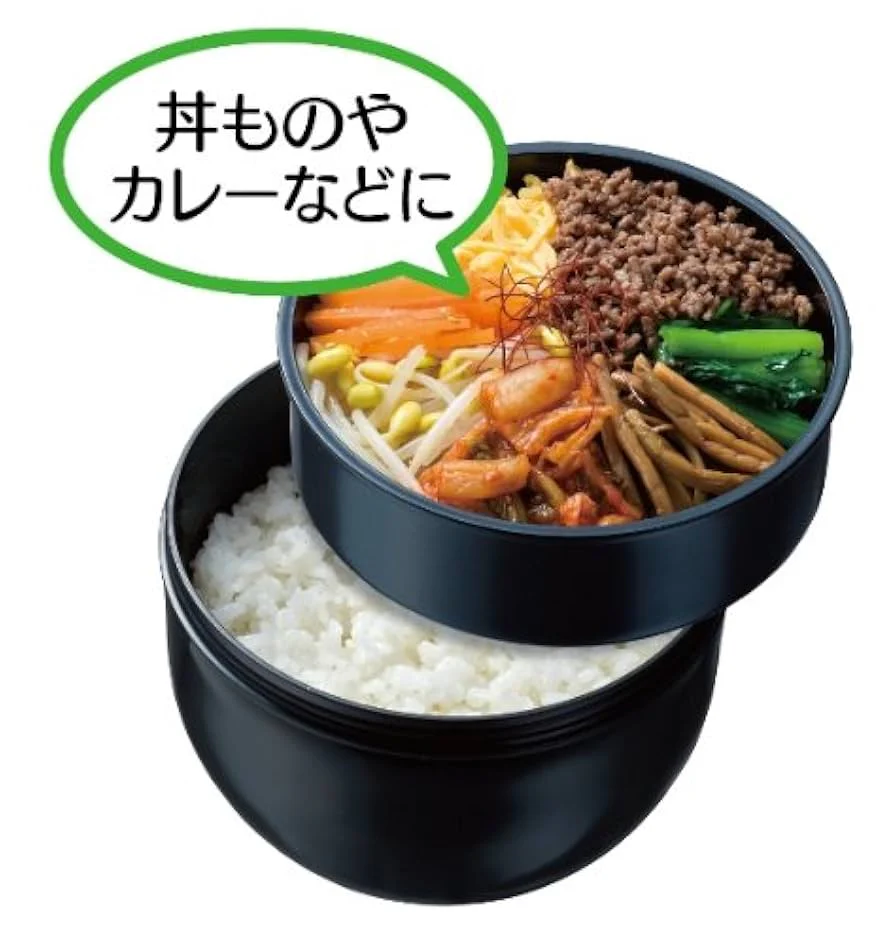 SKATER Japan Made Four Season Large 2 Tier Bento Lunch Box - Image 7