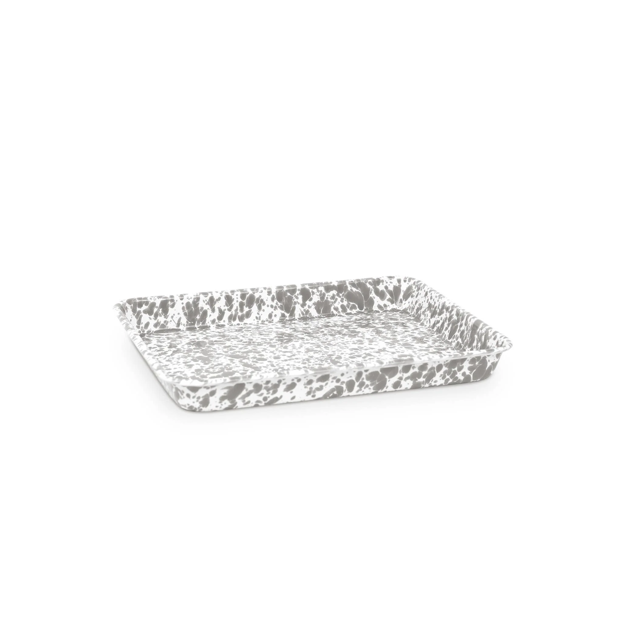Crow Canyon Splatter Enamelware Small Rectangular Tray - Image 4