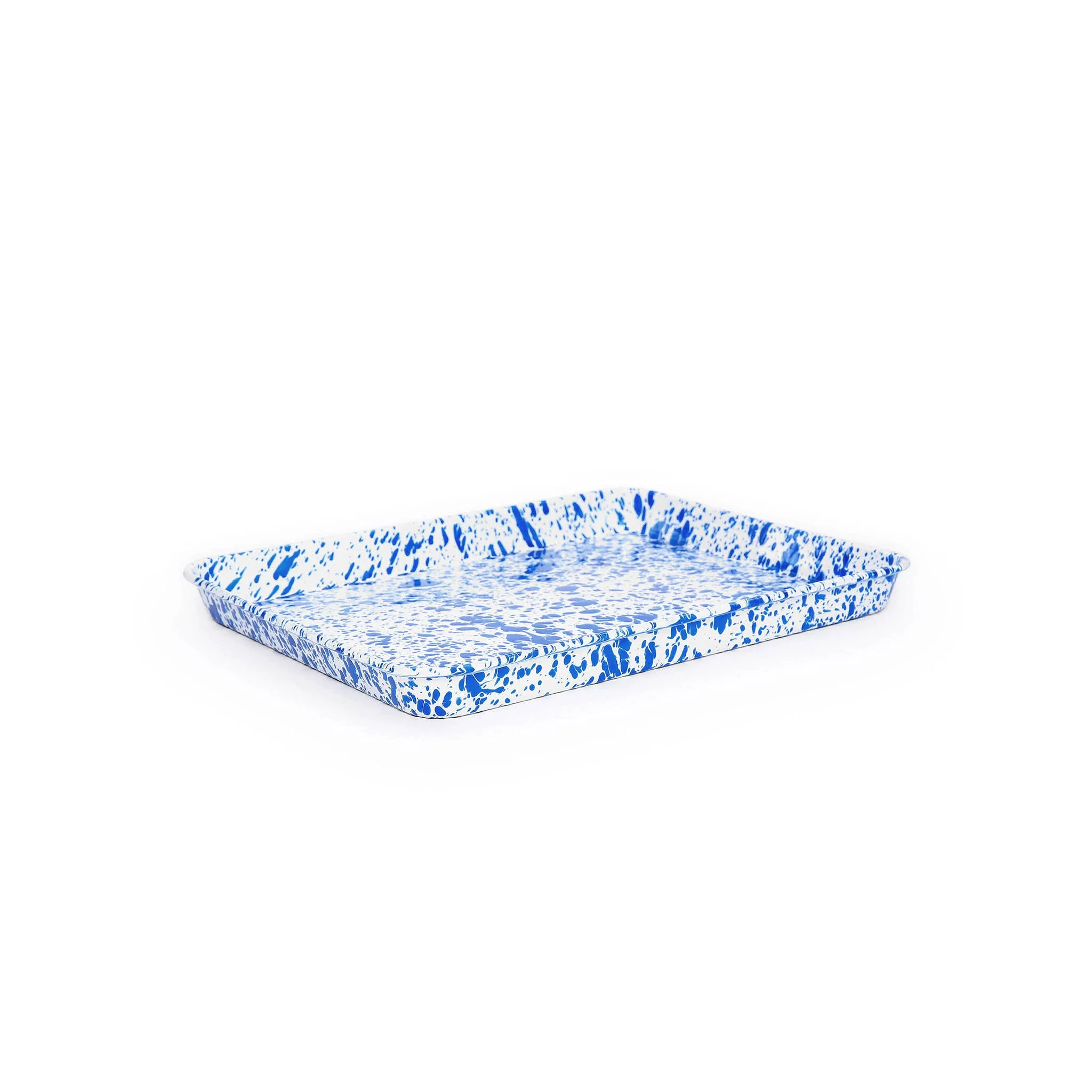 Crow Canyon Splatter Enamelware Small Rectangular Tray - Image 9